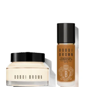 Bobbi Brown 24-hour Hydration Duo - Vitamin Enriched Face Base & Foundation Bundle (Various Shades) - Shade Warm Sand