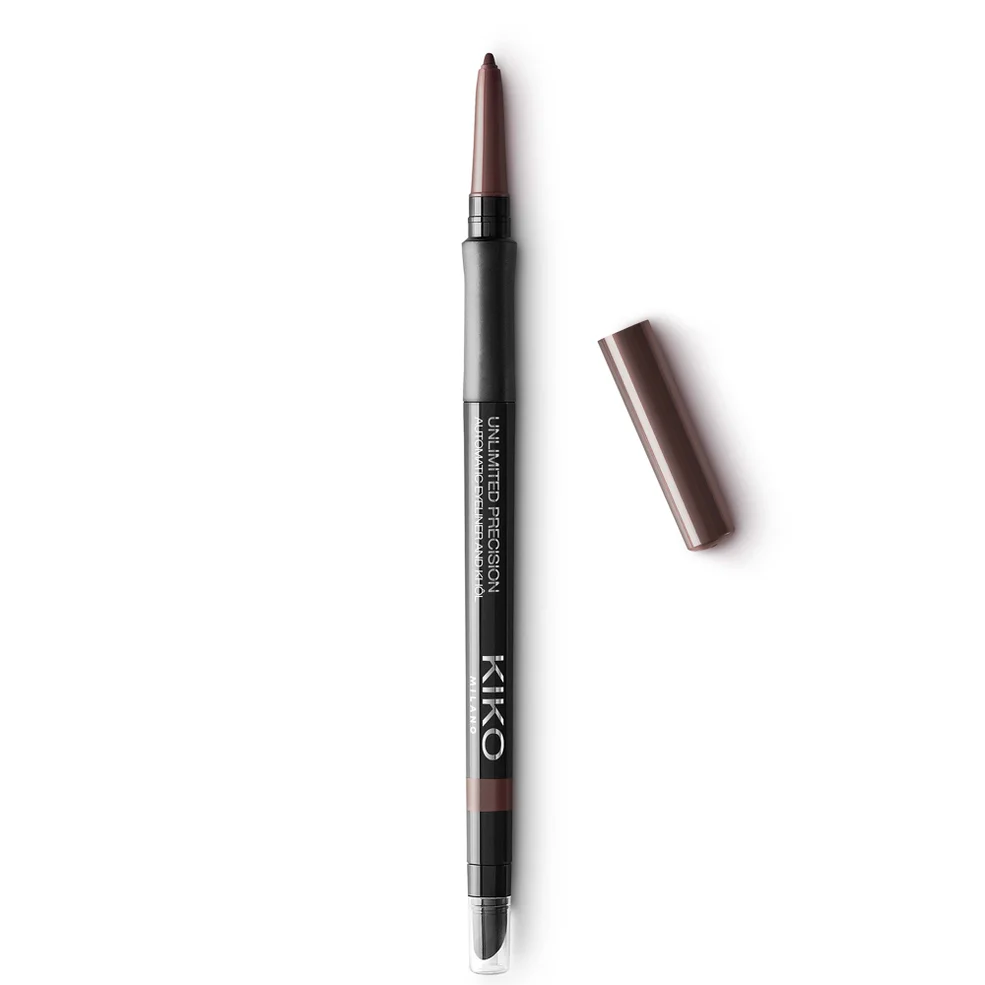 KIKO Milano Unlimited Precision Automatic Eyeliner And Khôl 0.35g - 13 Dark Chocolate Image 1