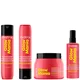 Glow Mania Colour Protecting Set including Shampoo, Conditioner, Leave-In Conditioner, and Mask