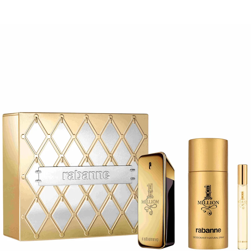 Rabanne Million Eau de Toilette 100ml Gift Set LOOKFANTASTIC