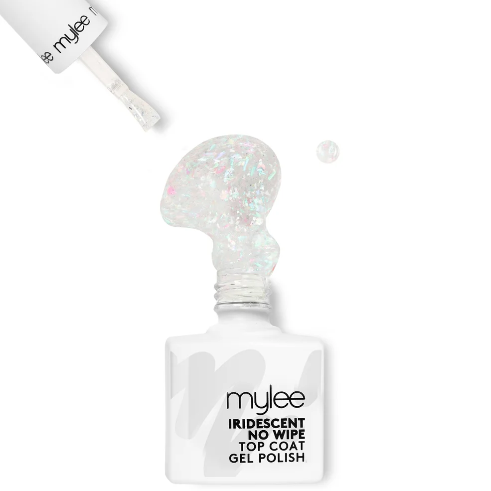 Mylee Gel Nail Polish Iridescent No Wipe Top Coat Image 1