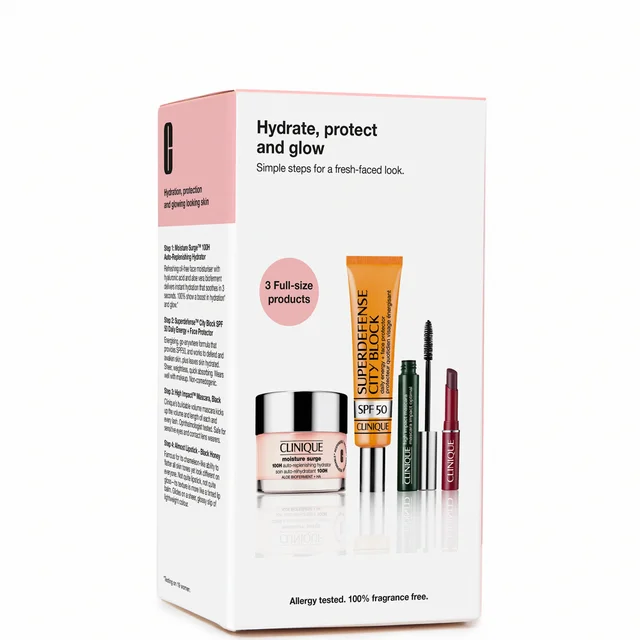 Clinique Hydrate, Protect and Glow Beauty Set (Worth £113)