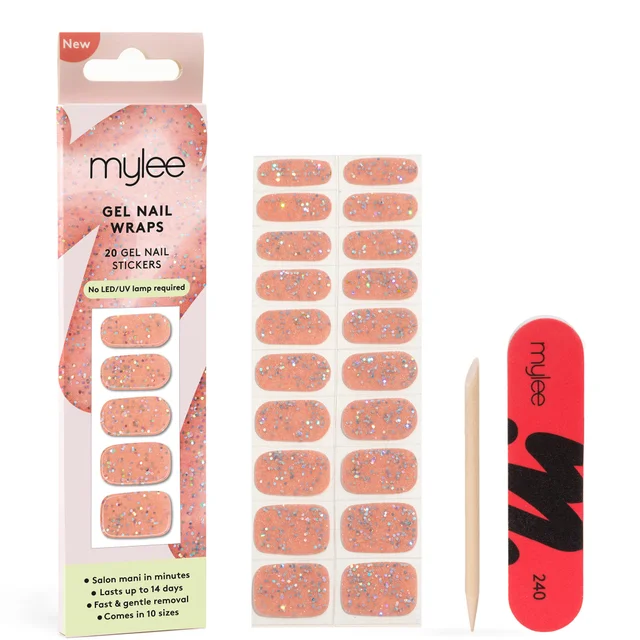 Mylee Gel Nail Wraps - Candy Floss
