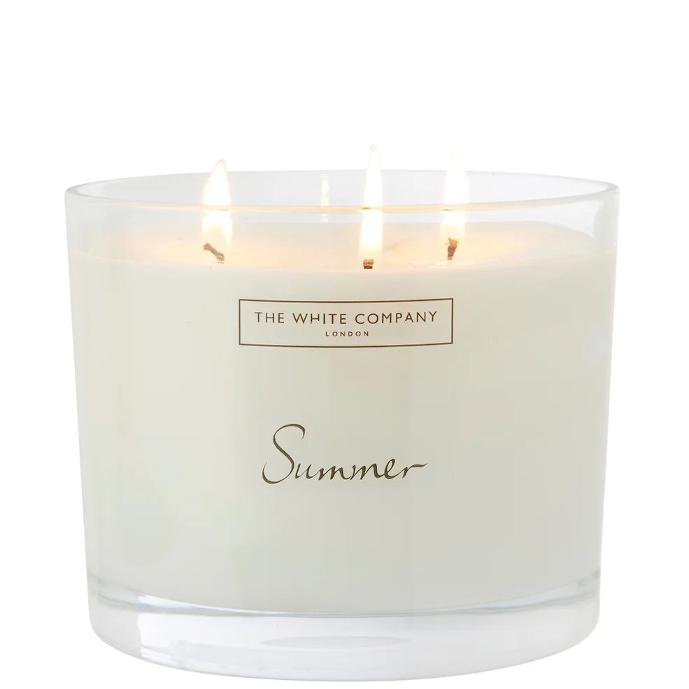 The White Company Summer Large Candle 770g Image 1