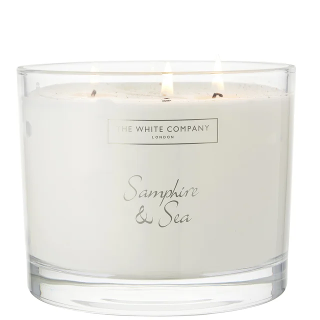 The White Company Samphire & Sea Large Candle 770g