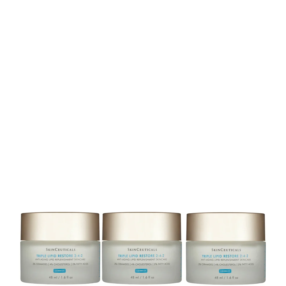 SkinCeuticals Triple Lipid Restore 2:4:2 Anti-Ageing Cream for Dry Skin 48ml (Three Pack) Image 1