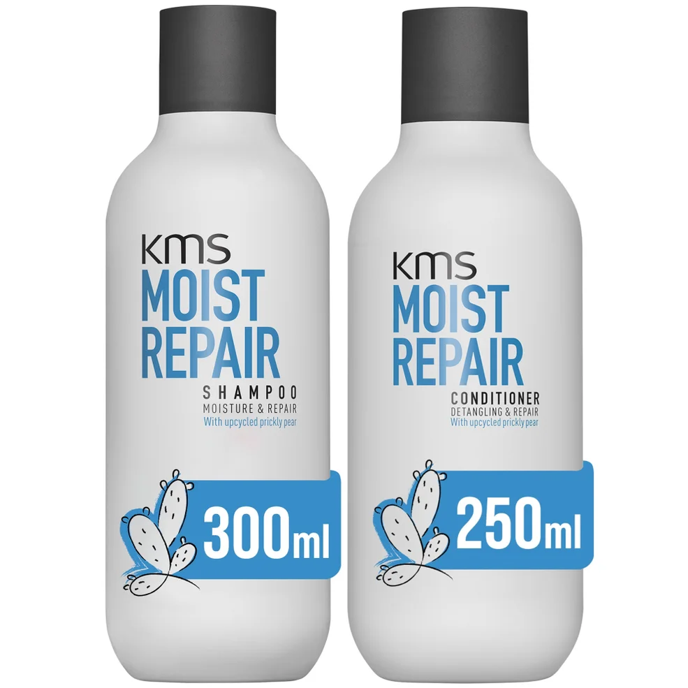 KMS Moist Repair Hair Rescue Shampoo and Conditioner Bundle for Dry and Damaged Hair (Worth £44) Image 1