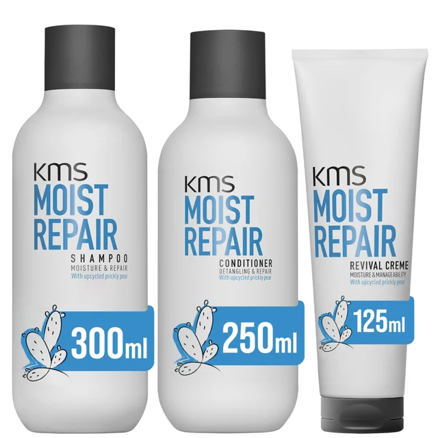 KMS Hair Rescue Routine for Dry, Damaged Hair (Worth £72)
