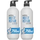 KMS Supersize Moist Repair Hair Rescue Shampoo and Conditioner Bundle for Dry and Damaged Hair (Worth £85.50)