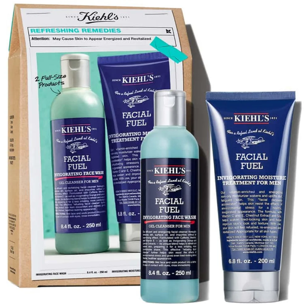 Kiehl's Facial Fuel Face Wash Set (Worth £92) Image 1