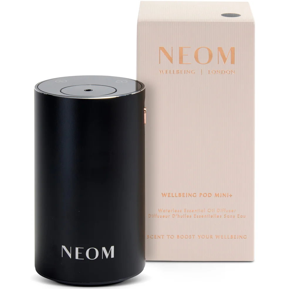 Neom Wellbeing London Pod Mini+ Waterless Essential Oil Diffuser Black Image 1