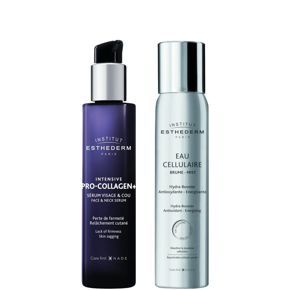 Institut Esthederm Exclusive Intensive Pro-Collagen+ Serum & Antioxidant Cellular Water Bundle Image 1