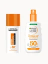 L'Oréal Paris Men Expert x Ambre Solaire SPF50 Face & Body Hydrating Suncream Bundle
