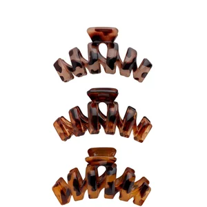 brushworks Tortoiseshell Claw Clips - 3 Pack - undefined undefined