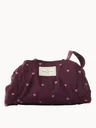 Flat Lay London Parachute Drawstring Flat Lay Makeup Bag - Burgundy Hearts LOOKFANTASTIC EXCLUSIVE