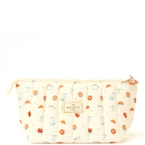 The Flat Lay Co. Marshmallow Essential Makeup Pouch - Patisserie - undefined undefined