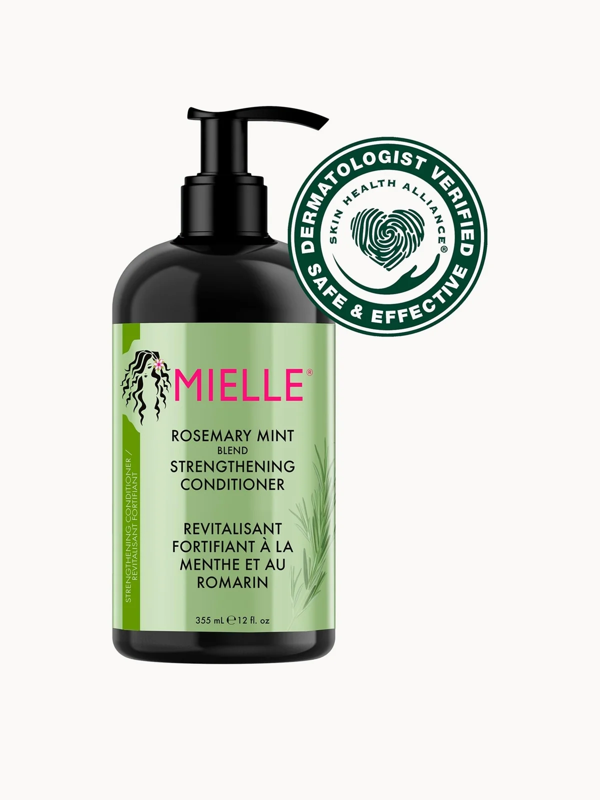 Mielle Organics Rosemary Mint Strengthening Conditioner 355ml | LOOKFANTASTIC Mielle Organics Rosemary Mint Strengthening Conditioner 355ml | LOOKFANTASTIC