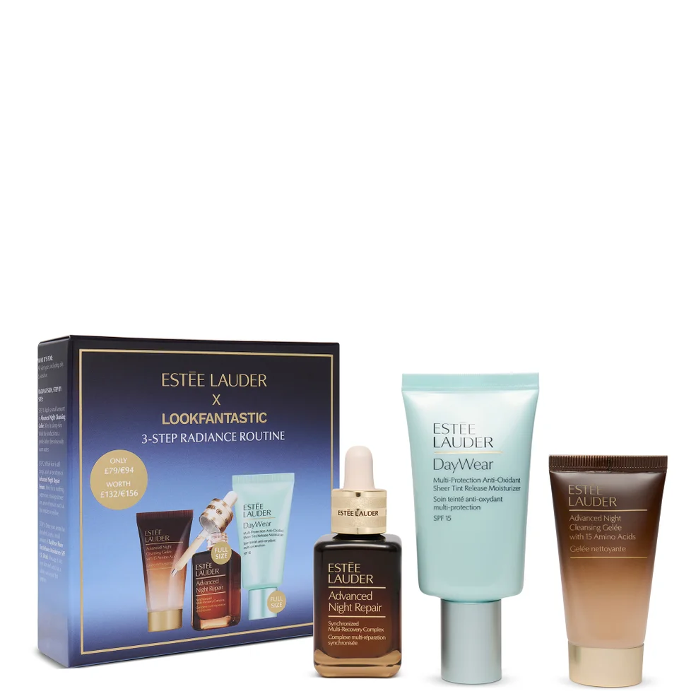 EXCLUSIVE Estée Lauder x Look Fantastic 3-Step Radiance Skincare Routine Set Image 1