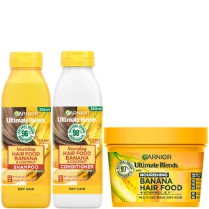 Garnier Ultimate Blends Nourishing Hair Food Banana Routine - undefined undefined