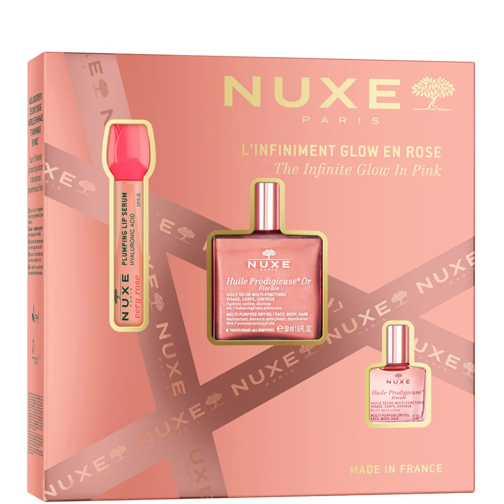 NUXE Christmas Giftset The Infinite Glow in Pink (Worth £49) Image 1