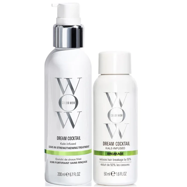 Color Wow Dream Cocktail Kale-Infused Leave-in Treatment Home and Away Duo