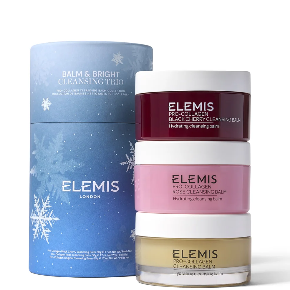 Elemis Balm & Bright Cleansing Trio (Worth £93, 30% saving) Image 1
