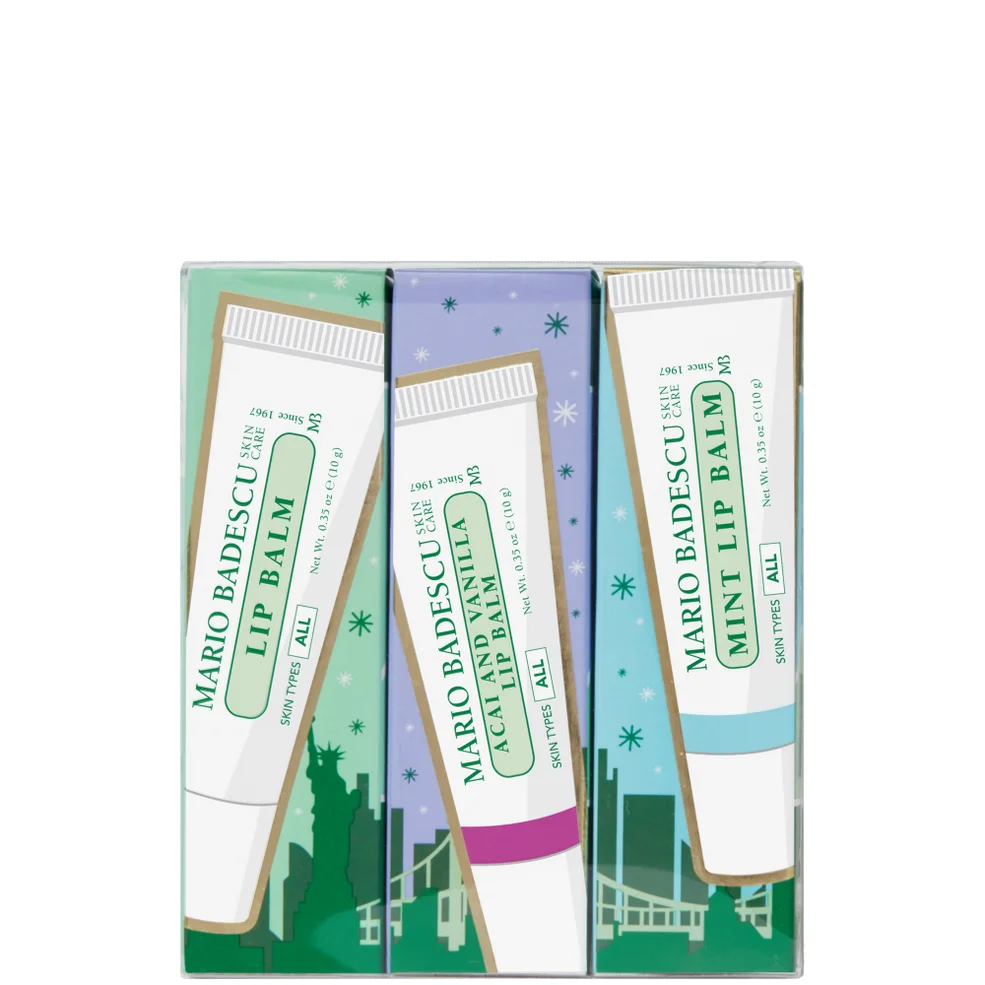 Mario Badescu Lip Balm Trio (Worth £24) Image 1