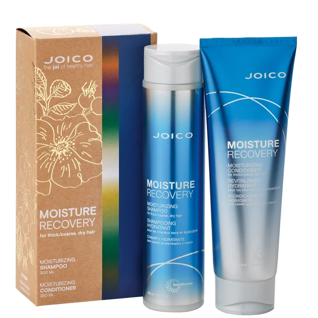 JOICO Moisture Recovery Gift Set Shampoo 300ml & Conditioner 250ml (Worth £41)
