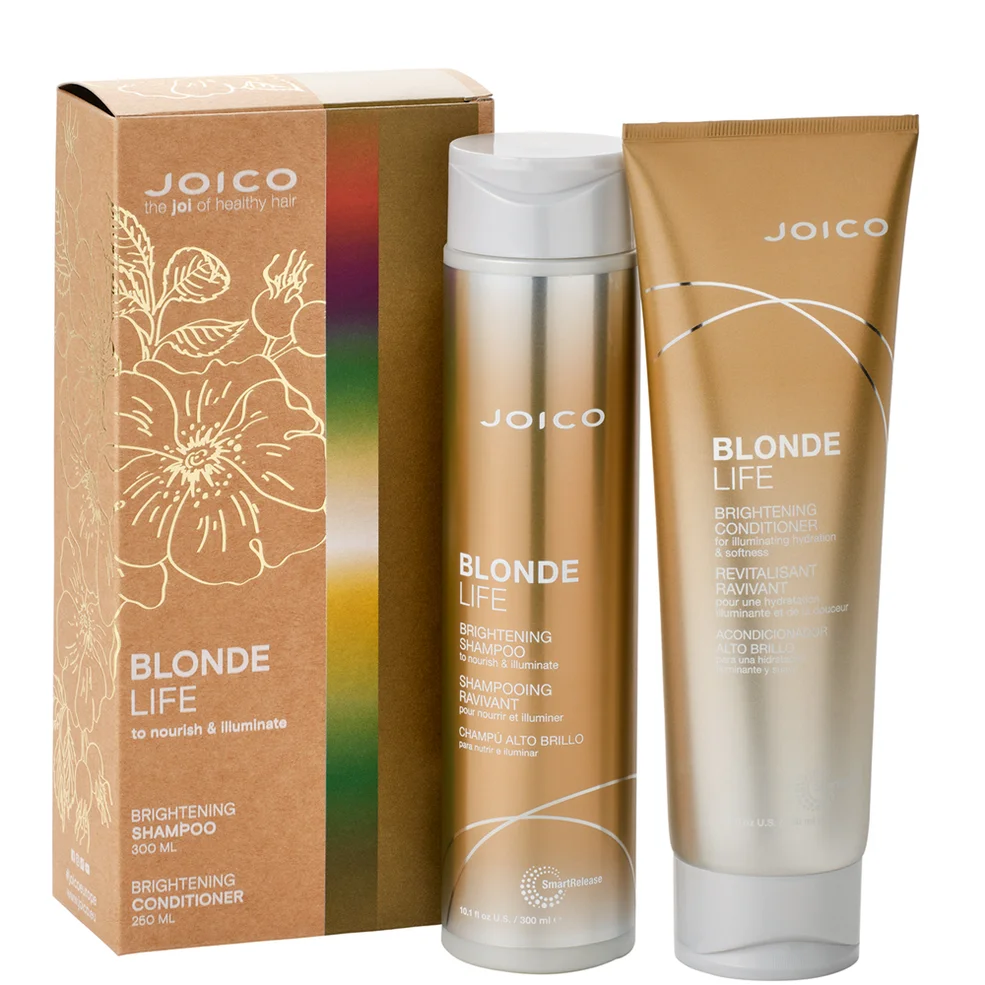JOICO Blonde Life Gift Set Shampoo 300ml & Conditioner 250ml (Worth £46) Image 1