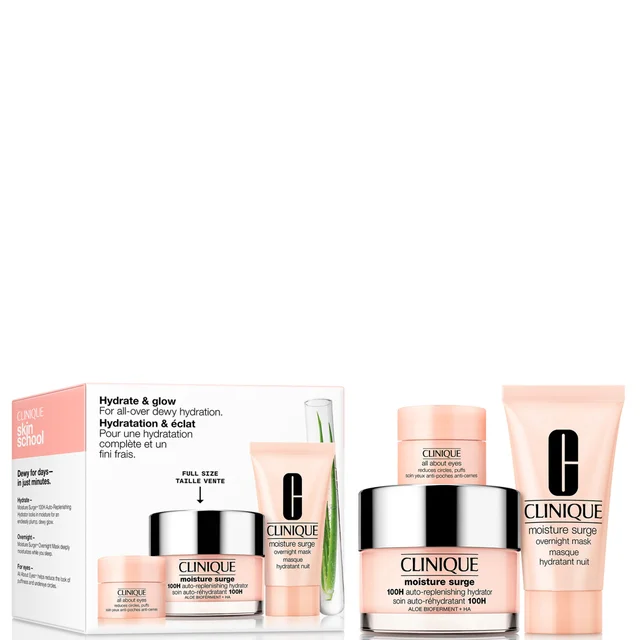 Clinique Hydration & Glow, For All Over Dewy Hydration Gift Set (Worth £66)