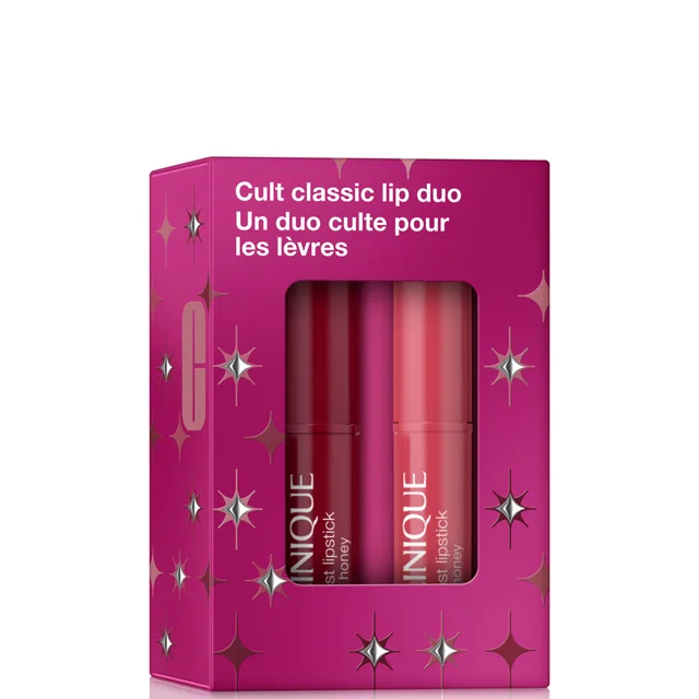 Clinique Cult Classic Lip Duo: Almost Lipstick Honey Gift Set (Worth £31)