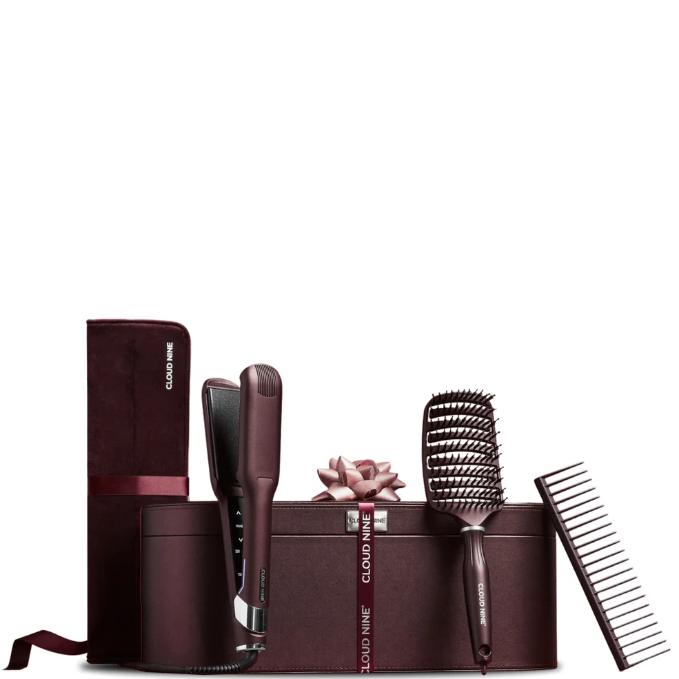 Exclusive CLOUD NINE The Dark Burgundy Wide Iron Lux Image 1