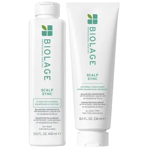 Biolage Scalp Sync Clarifying Shampoo 400ml and Conditioner 236ml Duo - undefined undefined