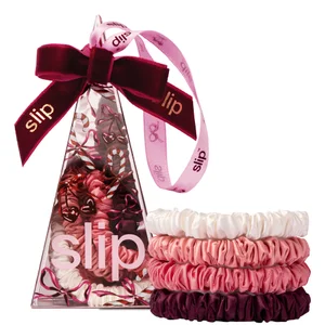 Slip Pure Silk Skinny Scrunchie Ornament - Candy Cane - undefined undefined