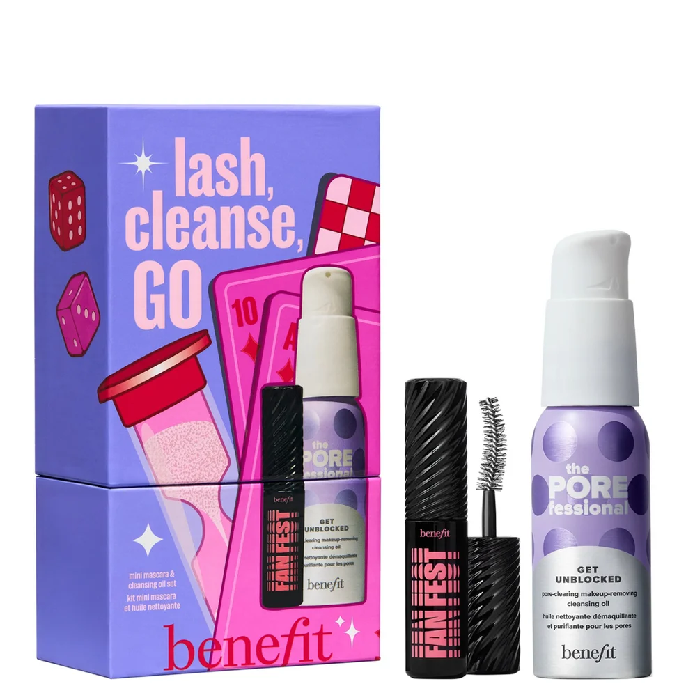 benefit Lash Cleanse Go Mascara and Oil Cleanser Stocking Filler (Worth £31) Image 1