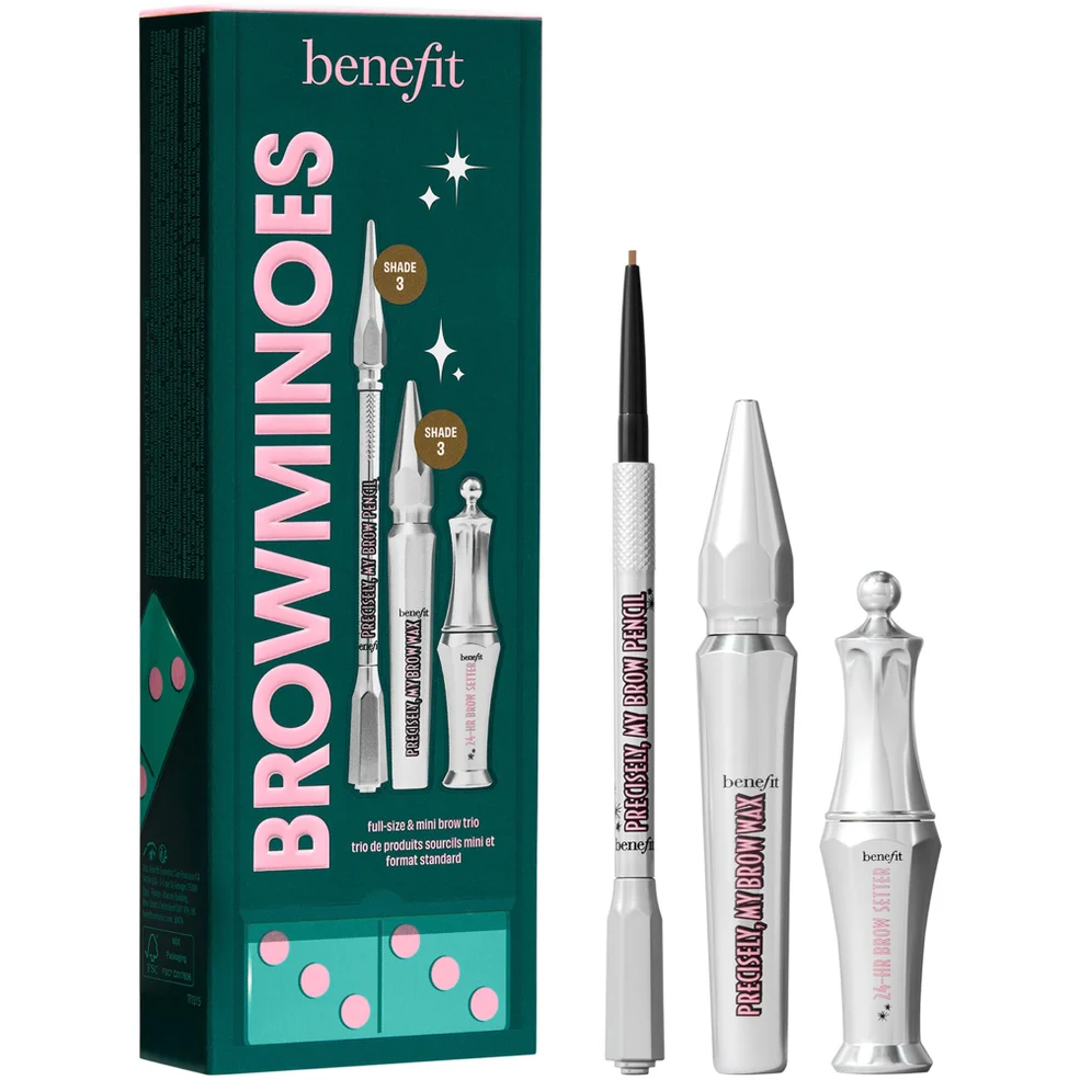 benefit BROWminoes 3 Eyebrow Makeup 3-piece Gift Set (Worth £66.50 Image 1