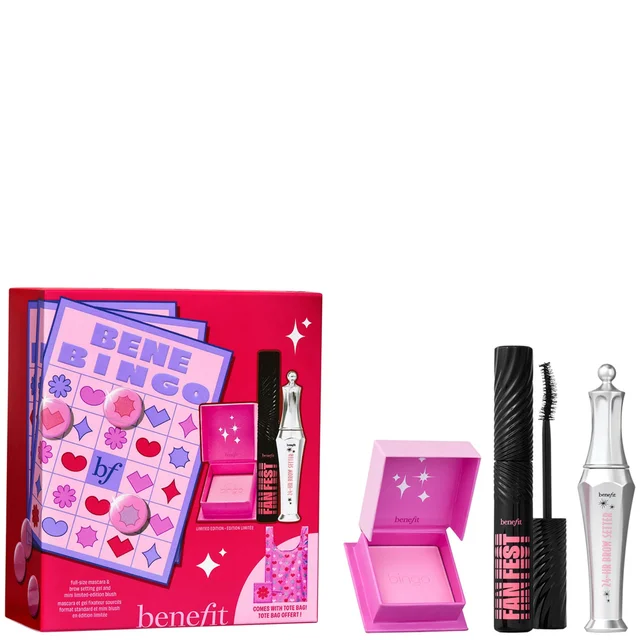 benefit Benebingo Mascara, Brow and Limited Edition Blush Makeup Gift Set (Worth £69.50)