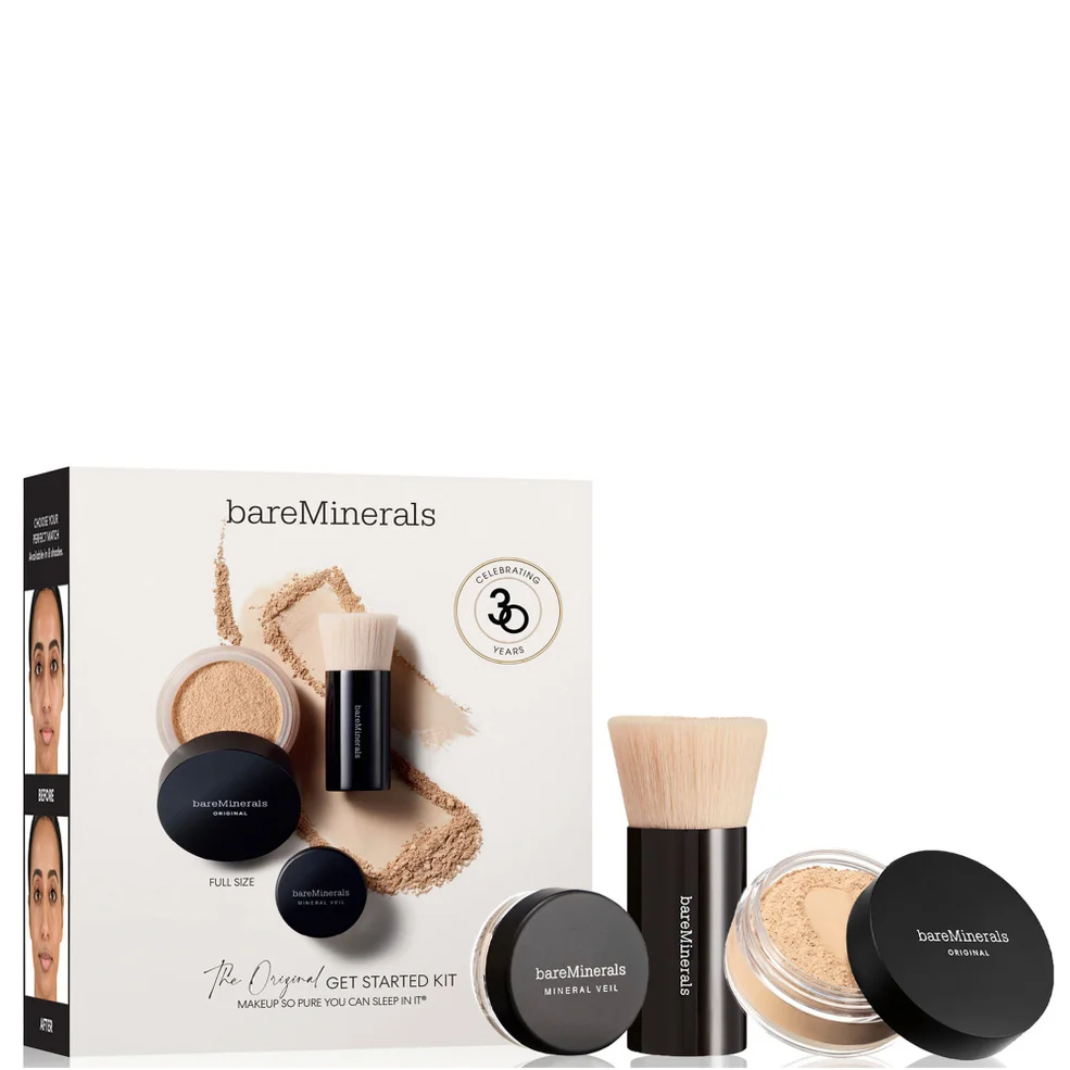 bareMinerals The ORIGINAL Get Started Kit 3-Piece Mineral Makeup Set (Various Shades) Image 1