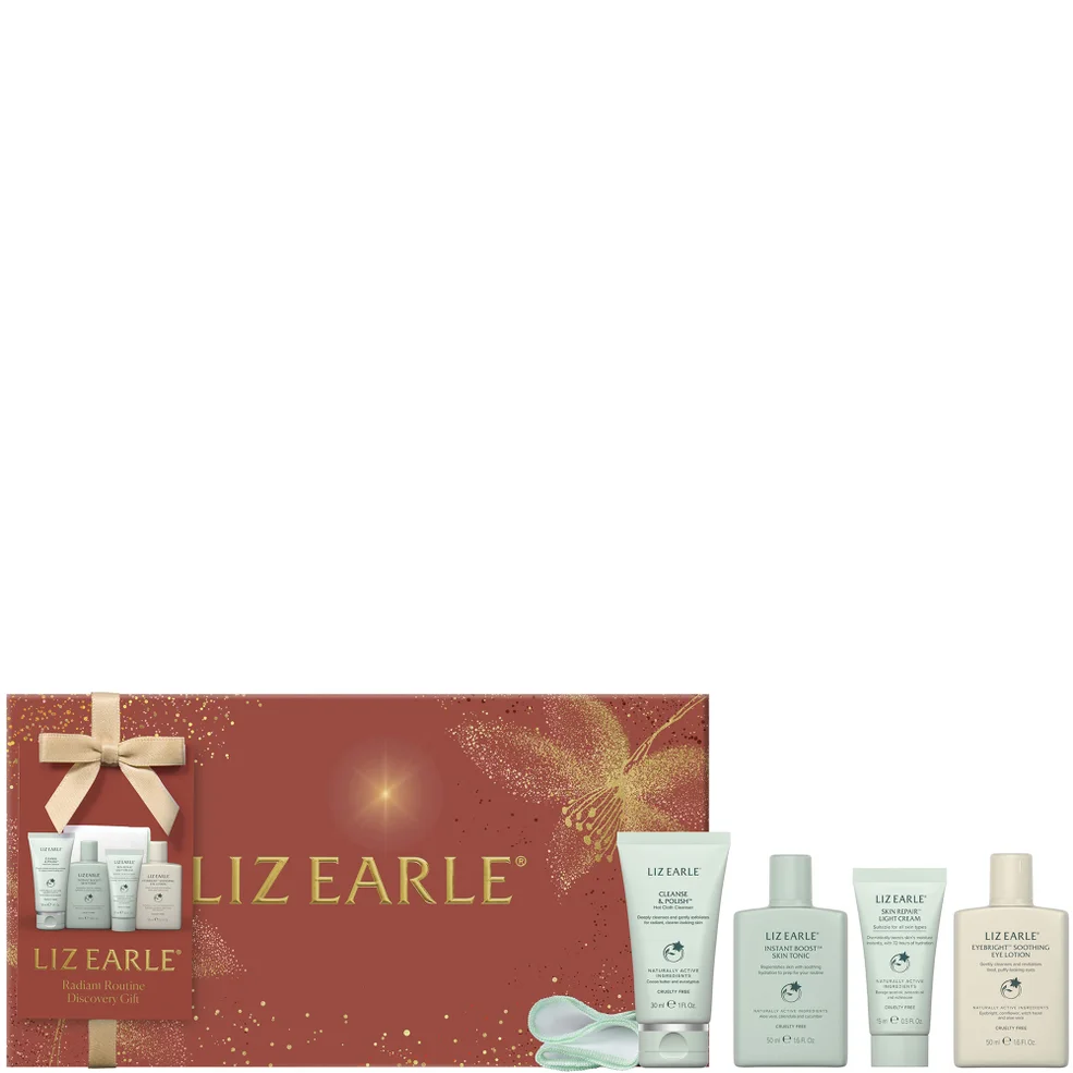 Liz Earle Radiant Routine Discovery Kit Christmas Gift (Worth £28) Image 1