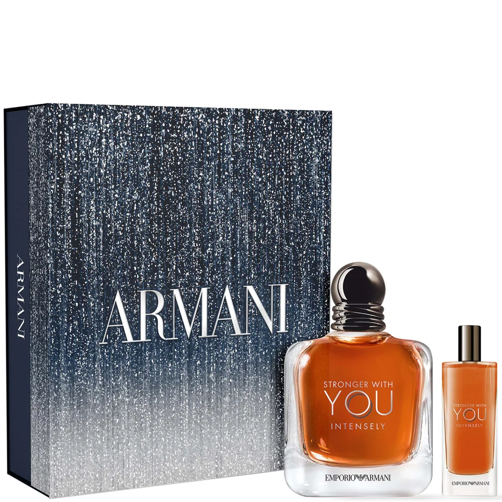 Armani Stronger With You Intensely Eau de Parfum 100ml Gift Set (Worth £113.85) Image 1