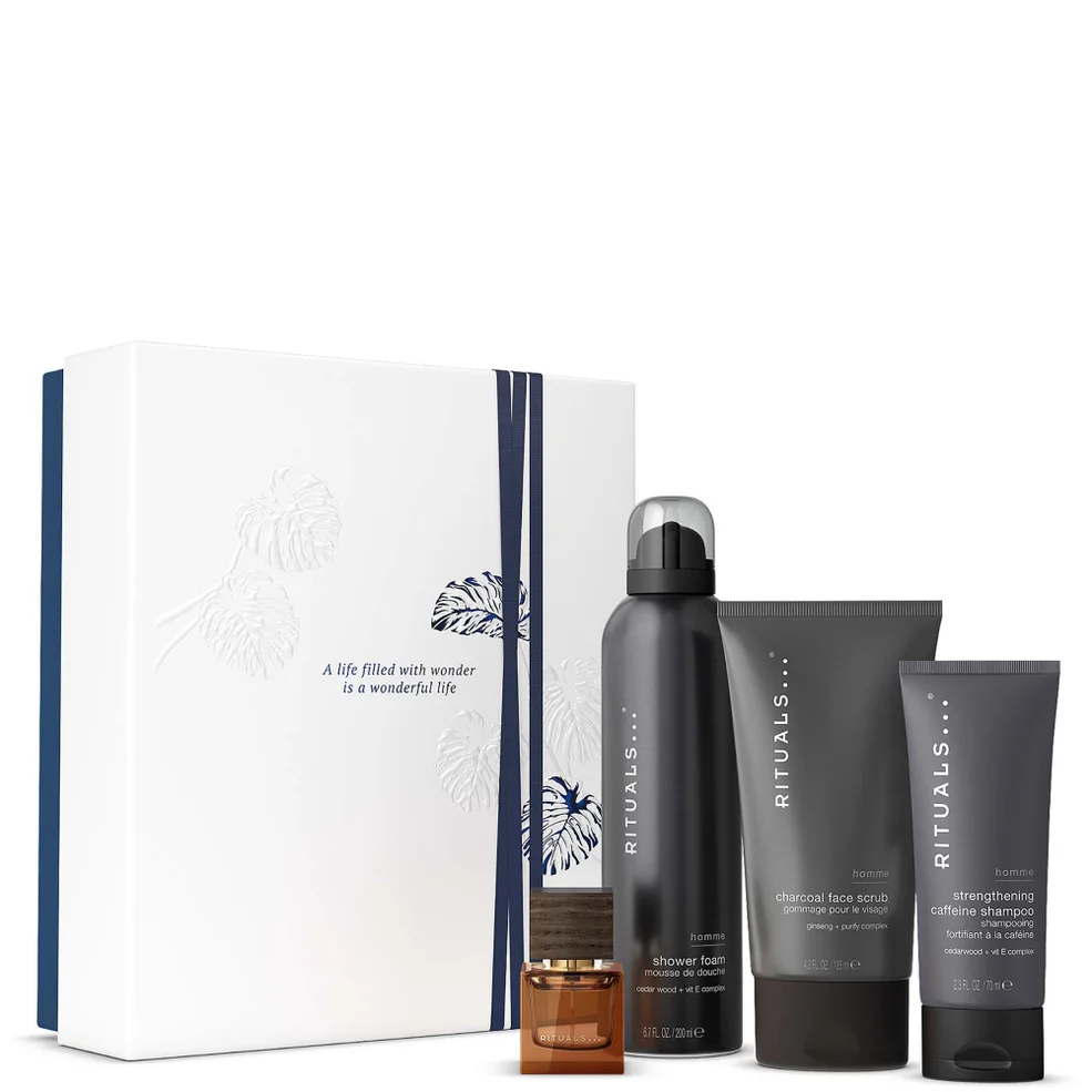 Fizzy Whizz Rituals Collection RITUALS Rituals Homme Collection Men's Bath & Body Medium Gift Set ...