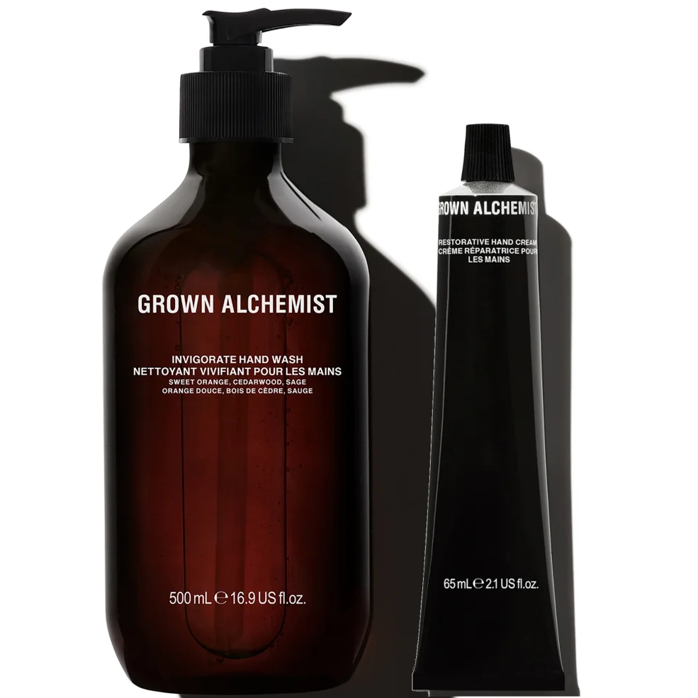 Grown Alchemist Hand Wash + Hand Cream 65ml Duo Image 1
