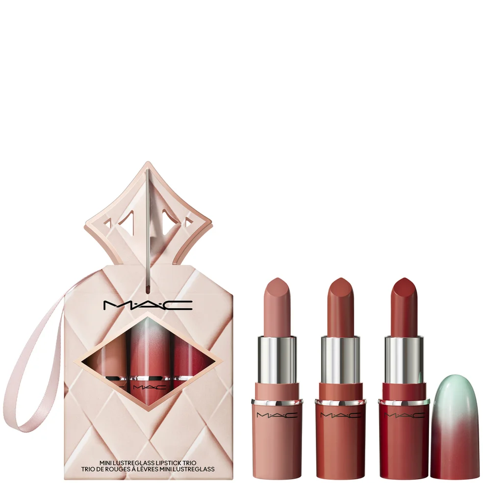 MAC Wildest Gleams Mini Lustreglass Lip Trio Classics (Worth £48) Image 1