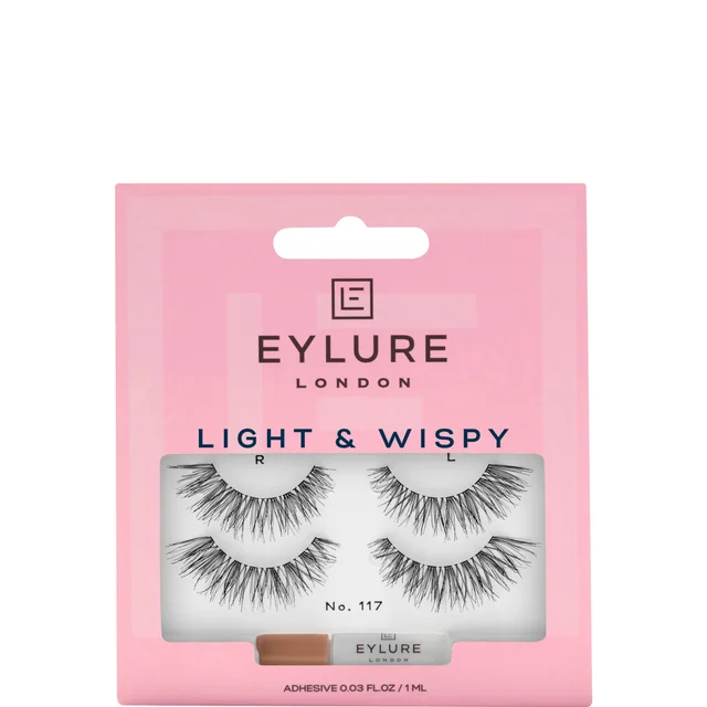 Eylure False Lashes Light & Wispy No 117 Twin Pack