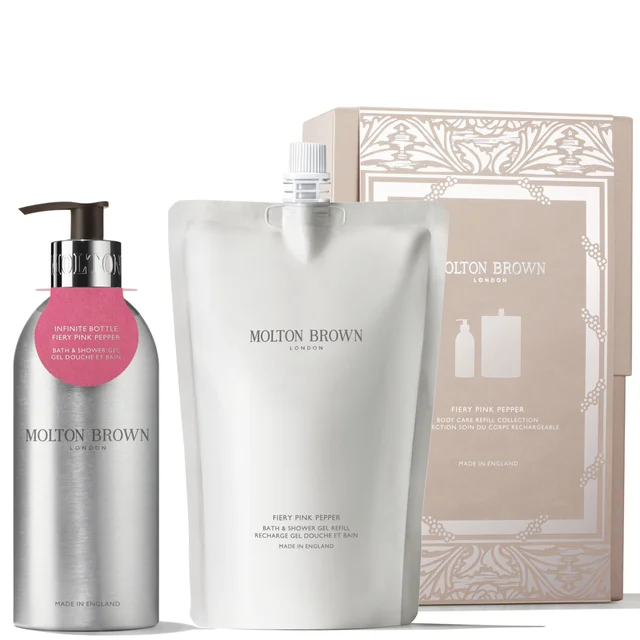 Molton Brown Fiery Pink Pepper Body Care Refill Gift Set (Worth £72)