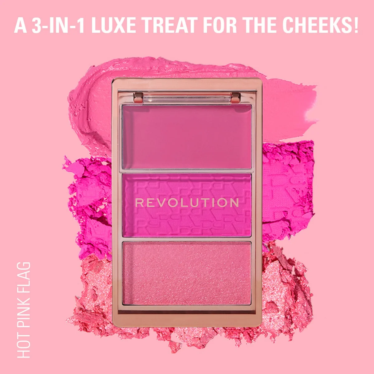 Revolution Blush Icon Palette - Hot Pink Flag Image 6