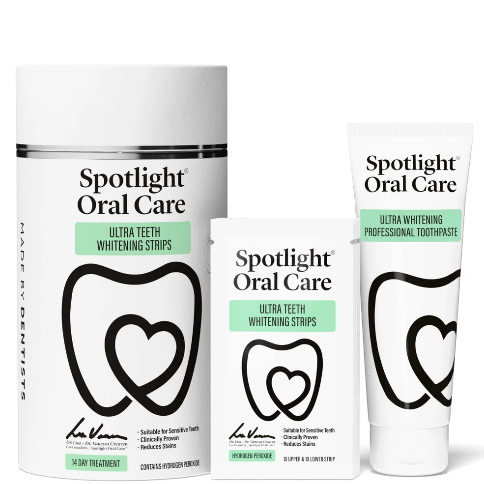 Spotlight Oral Care 14 Day Ultra Teeth Whitening Strips & Ultra Whitening Toothpaste Kit Image 1