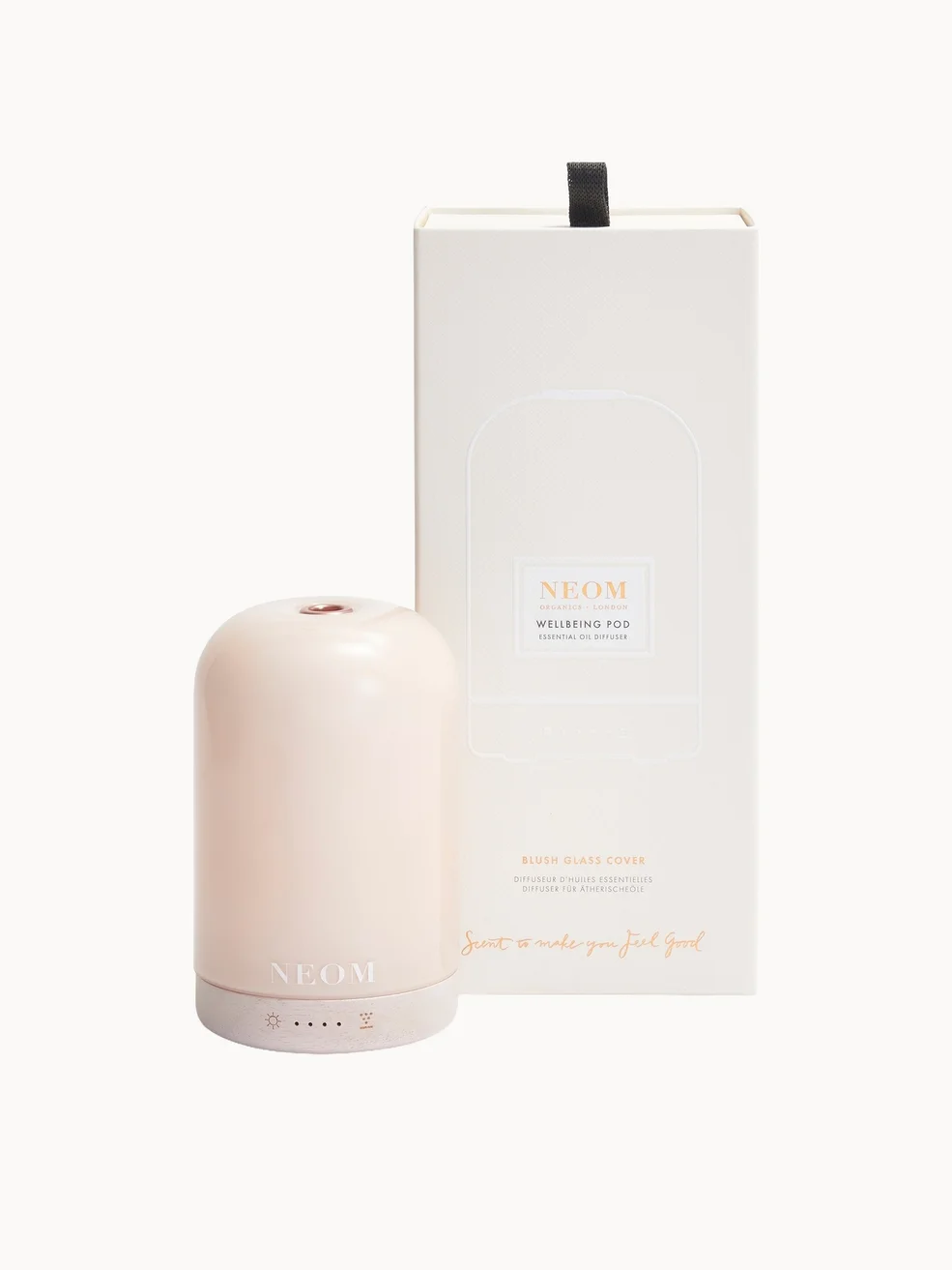 Neom Large Diffuser NEOM Wellbeing Pod Essential Oil Diffuser with Blush Cover | LOOKFANTASTIC