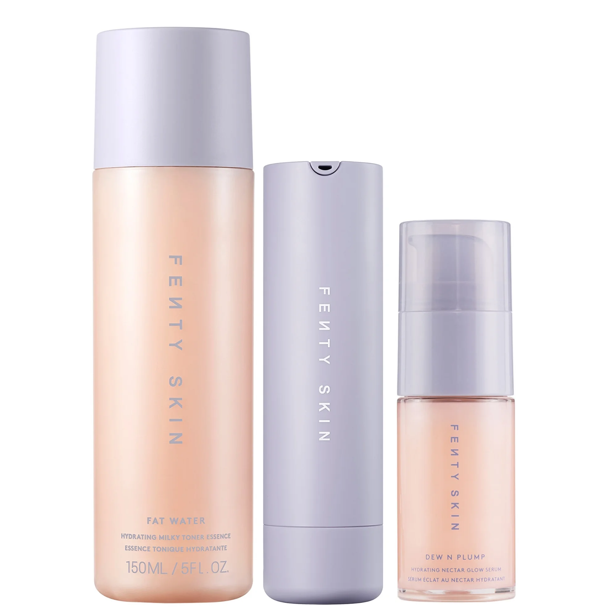 Fenty Skin Green Raspberry Packaging Fenty Skin Glass Skin Bundle | LOOKFANTASTIC