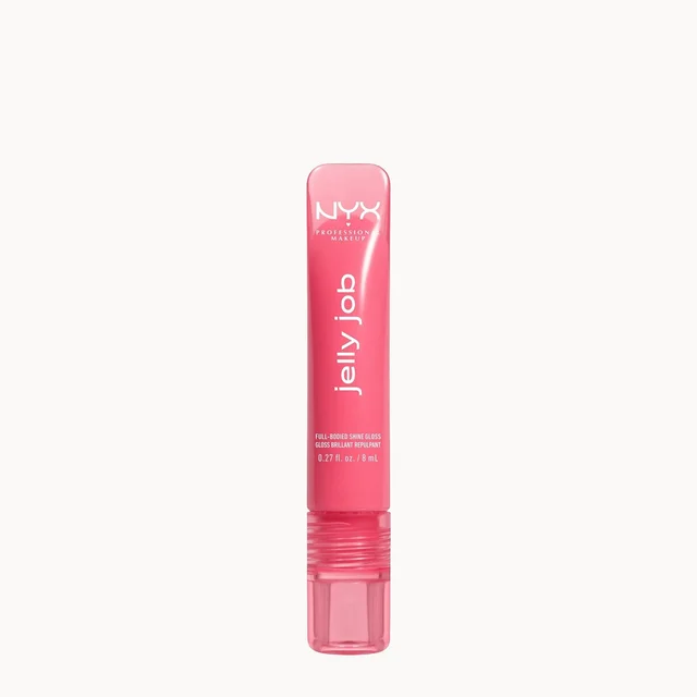 NYX Professional Makeup Jelly Job, Full-Bodied Shine Gloss, Lip-Smoothing Shine (Various Shades)